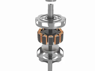 Electro Motor 1 3D model