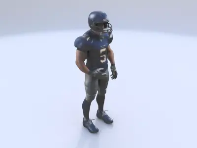 Football 3D model