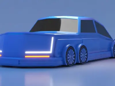 Future Car 30 3D model
