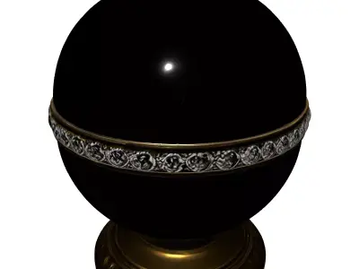 Luxury Faberge Style Decorative Egg Low-poly 3D model