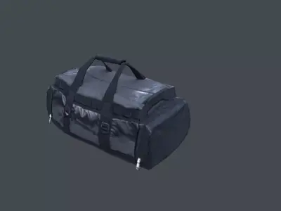 Sport bag Low-poly 3D model
