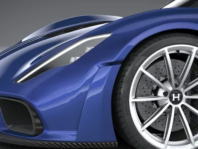 Hennesey Venom F5 2021 3D model