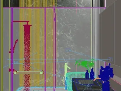 Luxury Bathroom 3D model