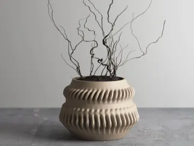 vase 3d print 488 3D print model