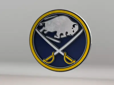 NHL Buffalo Sabres Team Logo 3D model