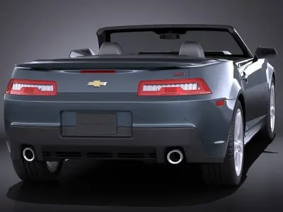 Chevrolet Camaro SS Convertible 2014 VRAY 3D model