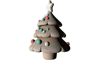 Christmas Tree 3D Printable Model 3D print model order