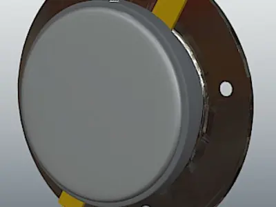 Seismic Audio SA-TR09  Bullet Tweeter - High Poly Free 3D model