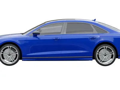 Audi S8 2022 3D model