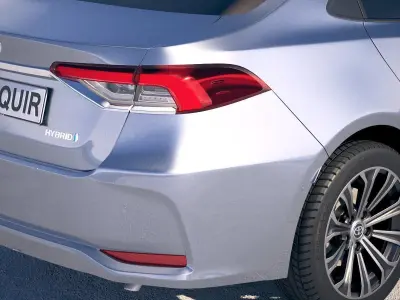 Toyota Corolla Hybrid 2020 3D model