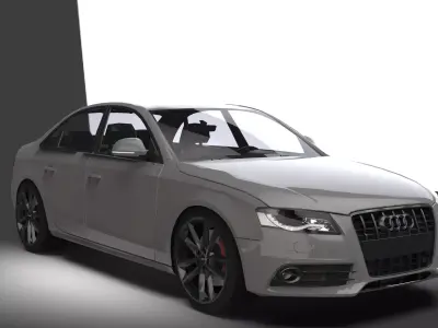 Audi A4 2009 Model 3D model