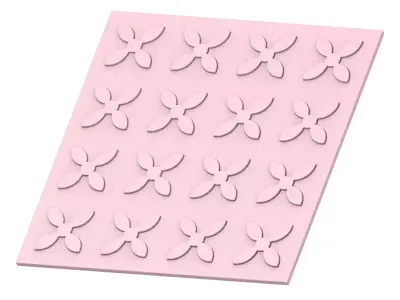 Fancy Outdoor Tiles 3D print model