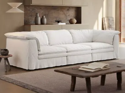 Mid Century interior scene 3D model