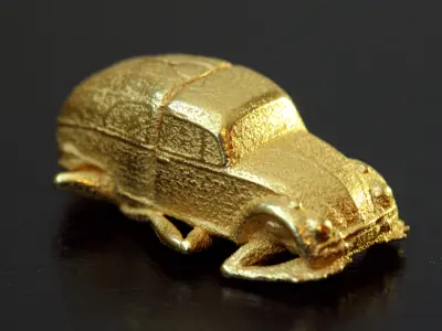 VW Beetle Scarab Pendant 3D print model