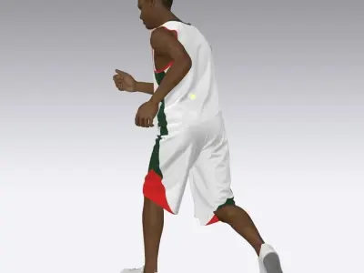 basketbal uniform 3D model