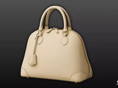 Off White Classic Shoulder Bag Low-poly 3D model