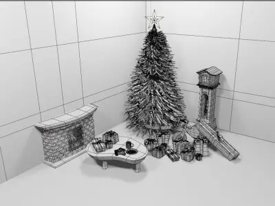 Holiday assets 3D model