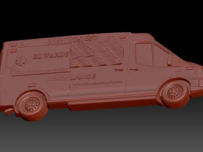 Ambulance 3D print model