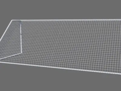 Football Soccer Goal Low-poly 3D model