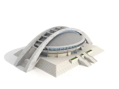 sports complex 3D model