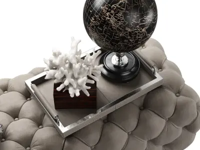 Casamilano Hyatt Ottoman 160 3D model