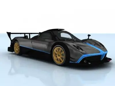 Pagani Zonda R 3D model