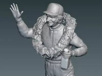 Emerson Fittipaldi Legend 3D print model