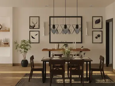 Reception 3D model