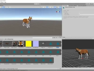 Ginger Cat  Low-poly 3D model
