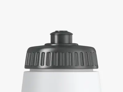 Plastic Sport Bottle - water botle with cap Low-poly 3D model