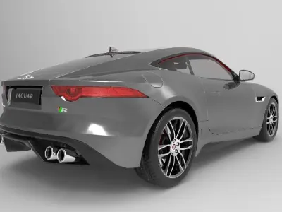Jaguar F-Type Coupe 2015 3D model