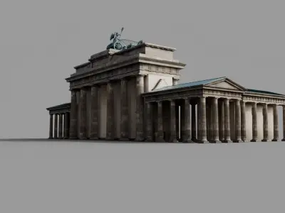 Brandenburg Gate 3D model