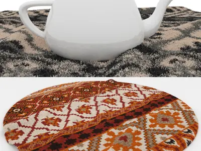 Rugs No 26 Low-poly 3D model