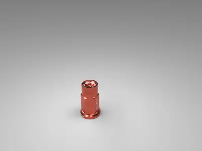 GoNuts 4 Trim and Color AM02 Car Wheel Lug Nut Low-poly 3D model