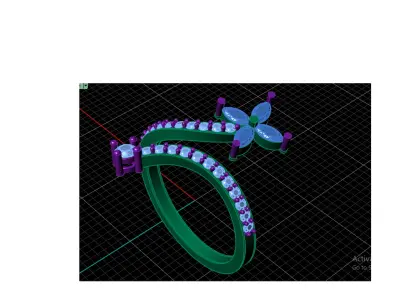 Women ring  3D print model
