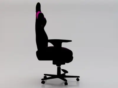 Gaming Chair 06 Low-poly 3D model