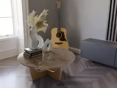 Minimalist coffee table 3D model