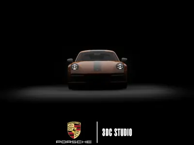 Porsche 911 turbo s 2018  3D model