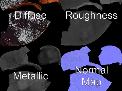 Chocolate Truffle Model Pack Low-poly 3D model