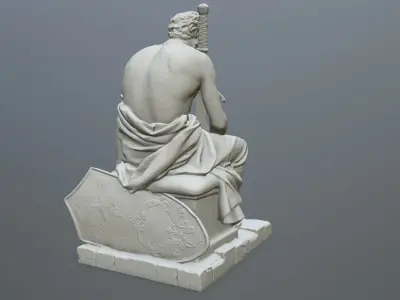 Man Statue 3D print model