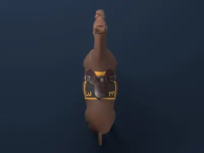 3D REALISTIC HORSE 3D model
