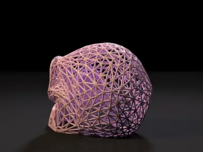 Halloween Skull 3D print model