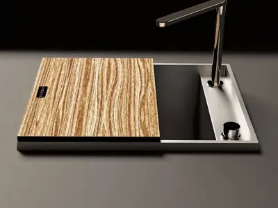 Retractable window mixer BLANCO 3D model