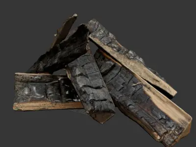  Firewood Scan  Low-poly 3D model