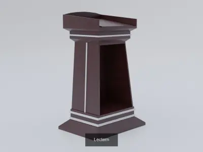 Pulpit Pack 3D Model Collection