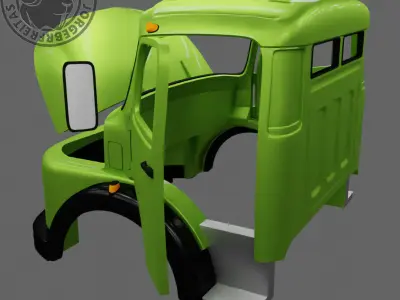 Carroceria Mercedes Benz L 1113 para RC 3D print model