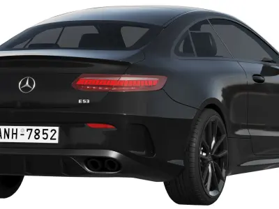 Mercedes-Benz E53 AMG Coupe 2021 3D model
