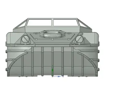 Alternative  WPL B36 chassis 3D print model DUKW  3D print model