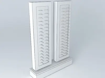 Exhibitor for glasses Free 3D model