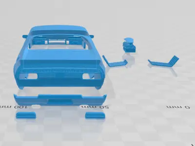 Falcon GT Coupe Interceptor Mad Max 1979 - Body Car STL Model 3D print model